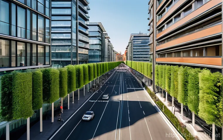 교통 관련 업계 사례 분석 - **A Harmonious Italian Smart City Scene**
    "A vibrant and optimistic aerial view of a meticulousl...