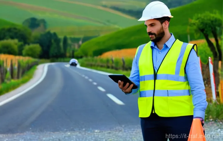 교통관리 업무일지 작성법 - **Prompt 1: Transitioning to Digital Documentation in Italian Traffic Management**
    "A scene capt...