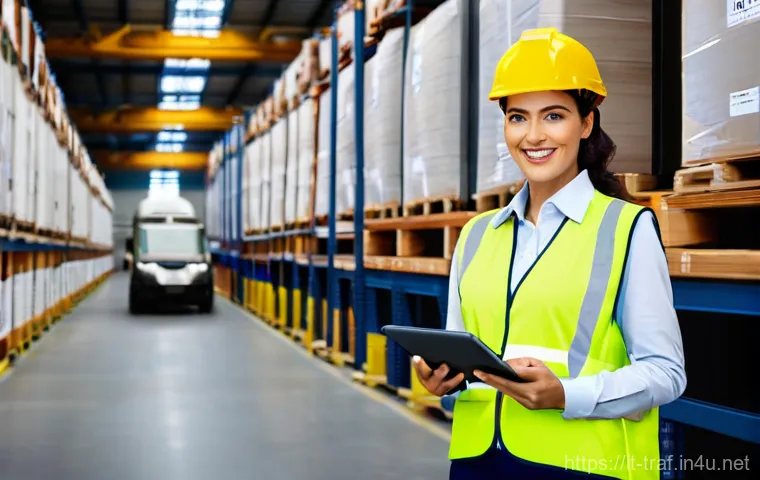 교통분야 전문가의 자격증 활용법 - **Prompt:** A confident and modern Italian logistics professional, male or female, in their late 30s...