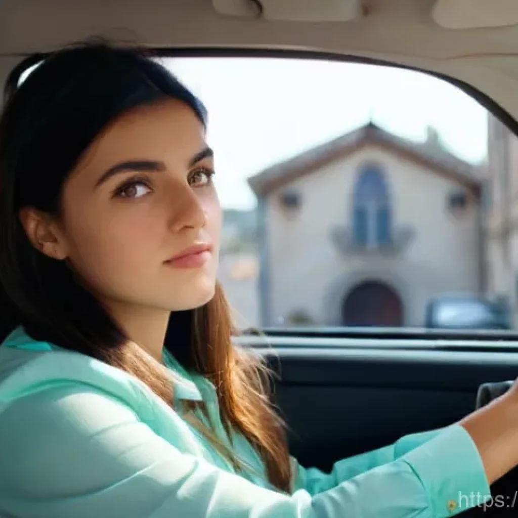 교통직 실기시험 준비 과정과 팁 - **Prompt 1: Calm Confidence Before the Italian Driving Exam**
"A serene and focused young Italia...