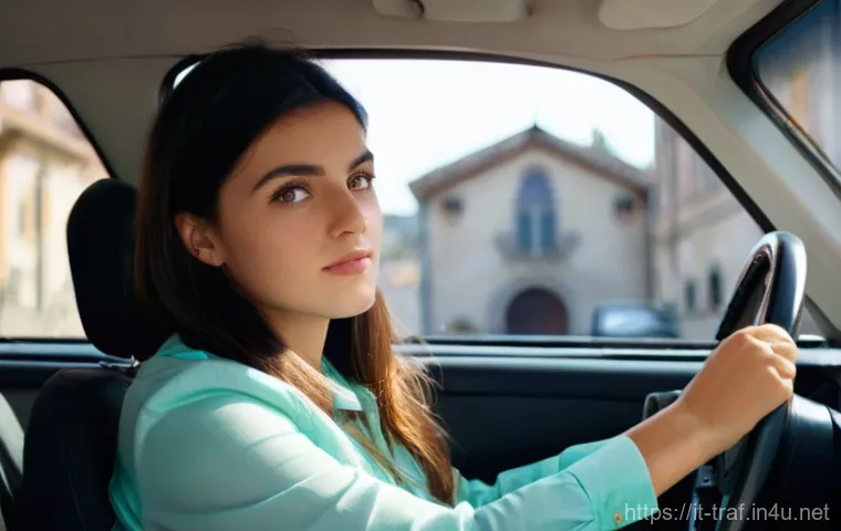 교통직 실기시험 준비 과정과 팁 - **Prompt 1: Calm Confidence Before the Italian Driving Exam**
    "A serene and focused young Italia...
