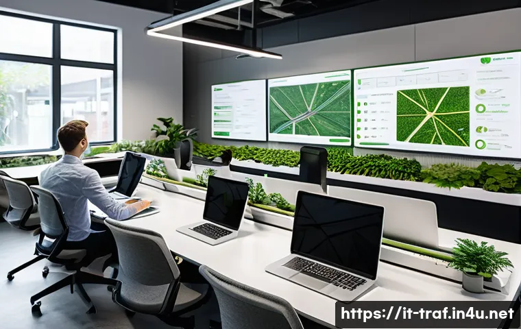 교통직 이직 후 커리어 변화 사례 - A modern logistics office scene with diverse professionals collaborating around digital screens disp...