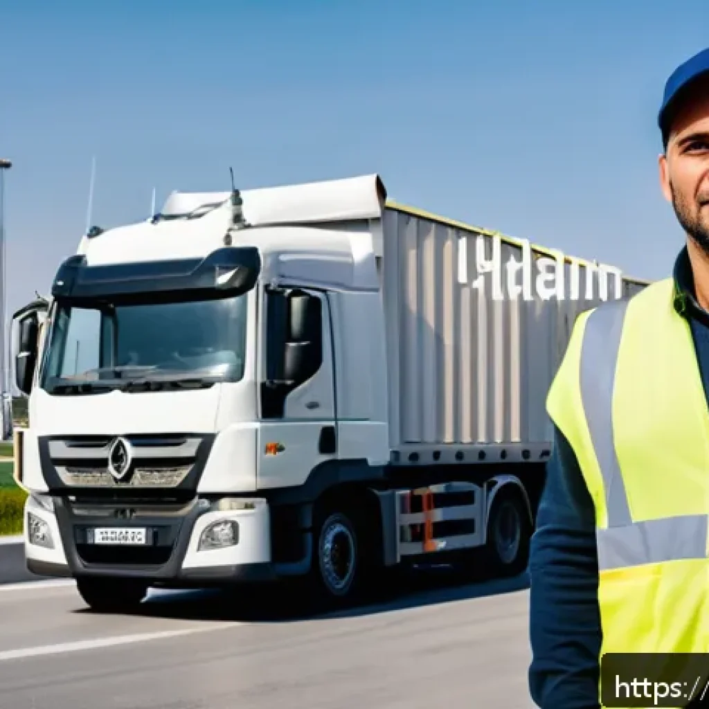 교통 관련 업종과 자격증의 상관성 - A professional transport worker in Italy wearing a high-visibility safety vest and a certified drive...