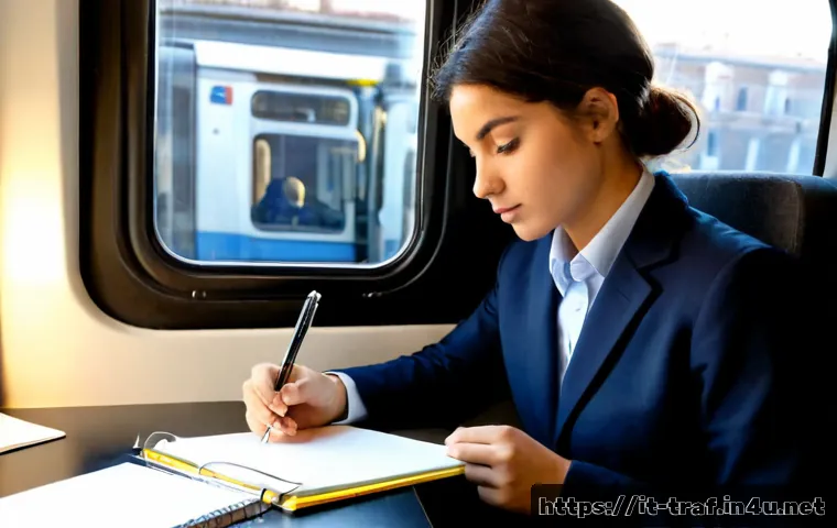 Home 16 교통직 공무원 면접 준비 전략 - Photorealistic Italian public transport job interview preparation scene, confident young professiona...